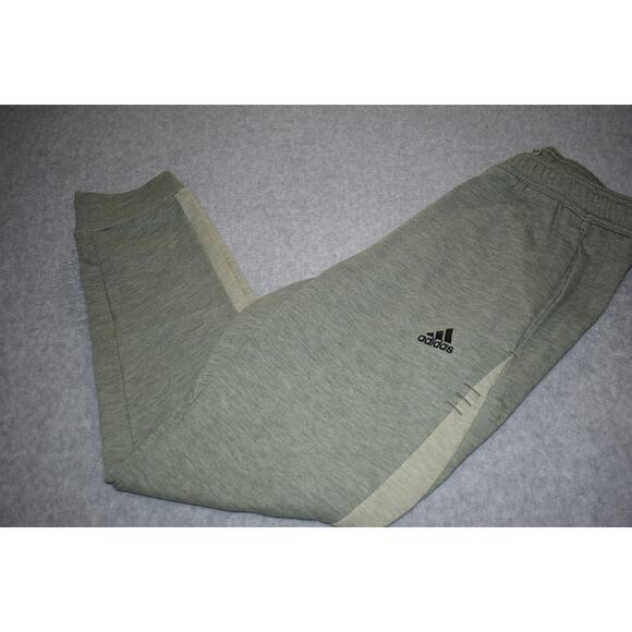 adidas Other - Adidas Gym Pants Joggers Mens Size Small Slight Tapered Polyester Blend Green